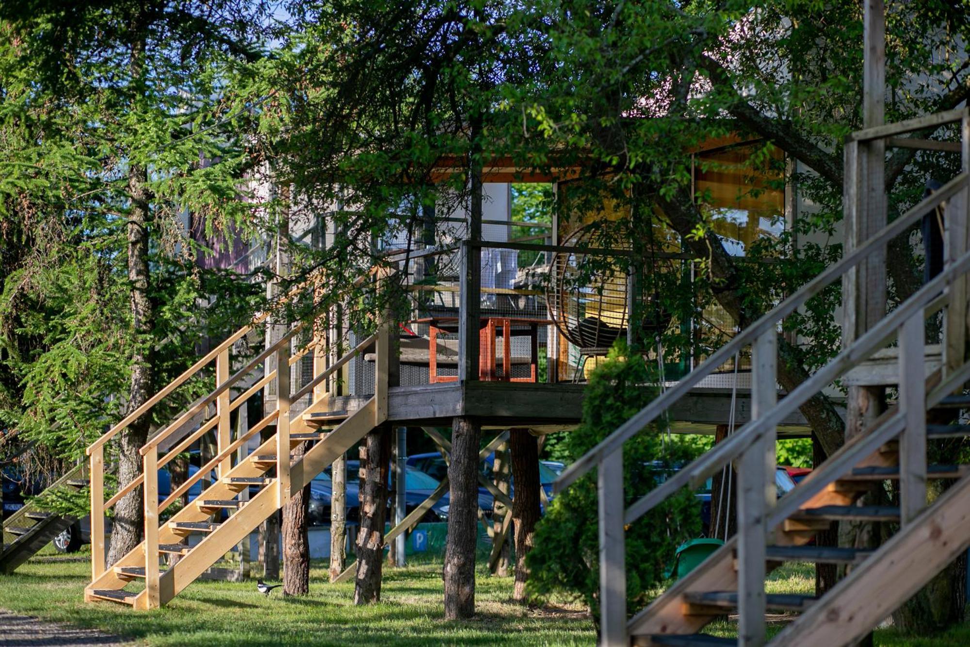 Herbals - Tree&Lake Houses With Bath, Sauna, Bikes, Motorboat Mielno  Værelse billede